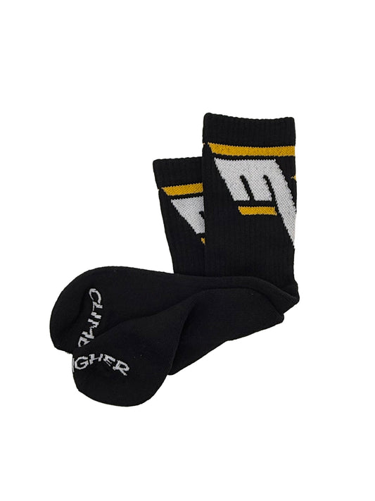 Black & Yellow, Black & Yellow MVP Crew Socks - Men's